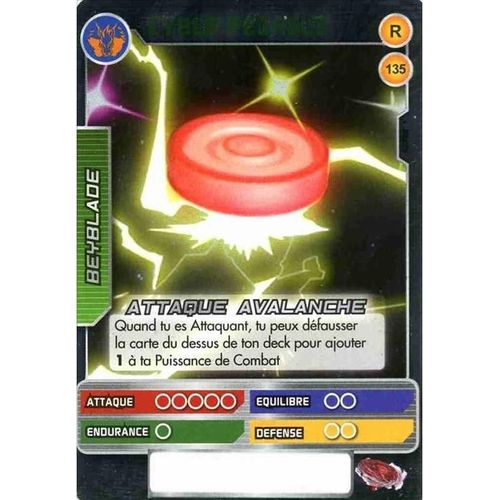 Carte - Beyblade Battle Card Collection - Serie 1 - R 135 - Cyber Pegasus
