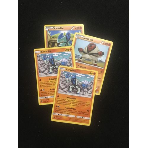 (1950) 3x Karaclée + Judokrak (Pokemon)