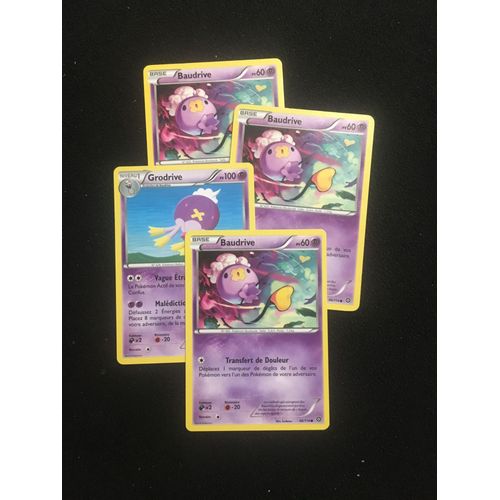 (1850) 3x Baudrive + Grodrive (Pokemon)