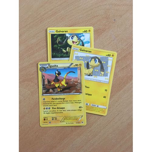 (1899) 2x Galvaran + Iguolta (Pokemon)