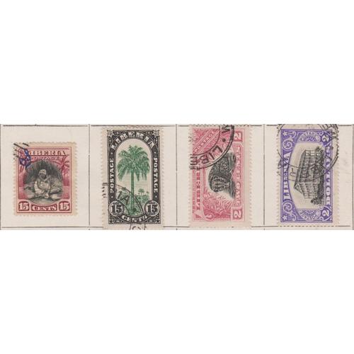 14 Timbres Du Liberia . Liberia Stamps
