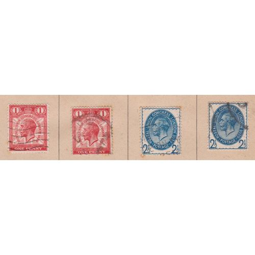 8 Timbres Union Congress . Union Congress Stamps