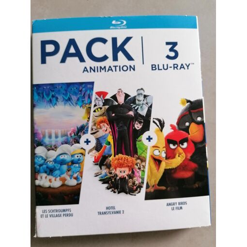 Pack 3 films danimation en blu-ray