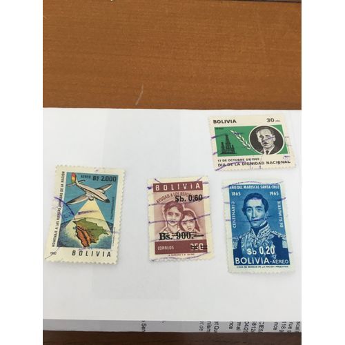 Ot De 4 Timbres Oblitérés 1962-1969