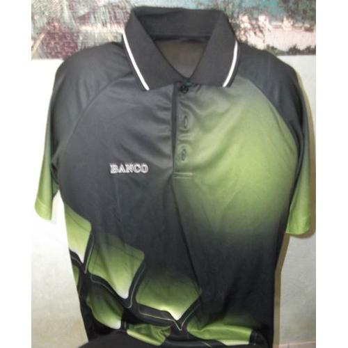 T-Shirt Banco Noir Et Vert Taille Xs