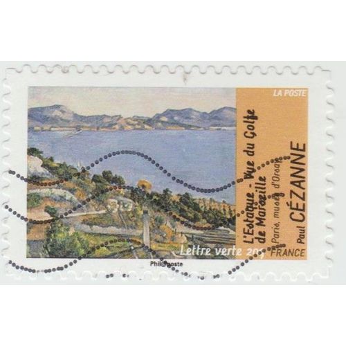 Timbre L'impressionnisme Et L'eau Paul Cézanne L'estaque, Vue Du Golfe De Marseille