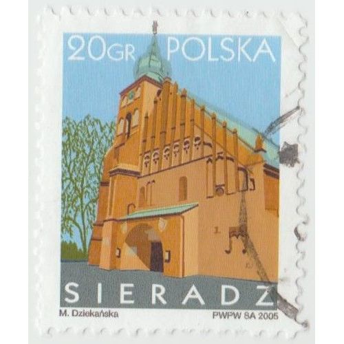 Timbre Sieradz.20gr.Polska.M.Dziekanska.2005.