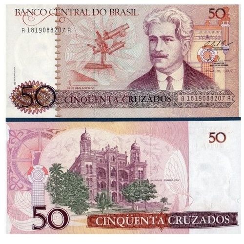 Billet Brasil 50 Cruzados