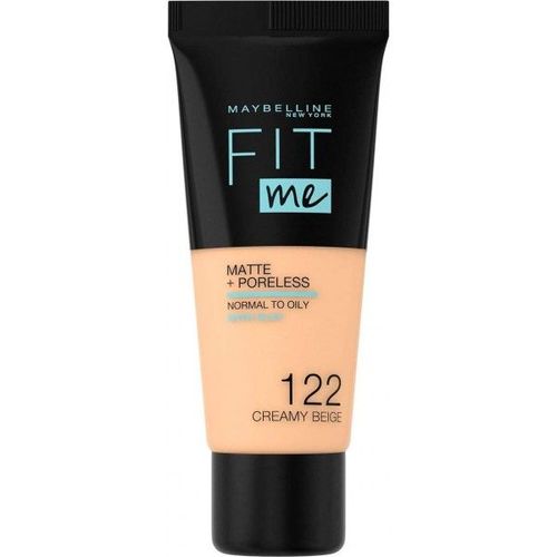 122 Beige - Fond De Teint Fit Me Matte & Poreless De Maybelline 