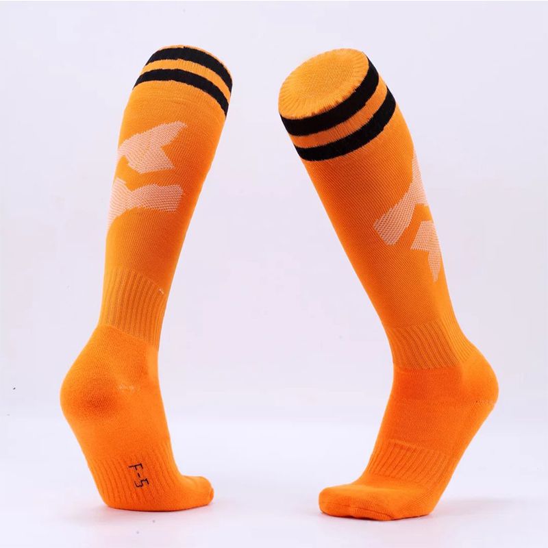 Chaussettes De Football Sport Football Au Genou Chaussettes Montantes Respirant -Zs307768