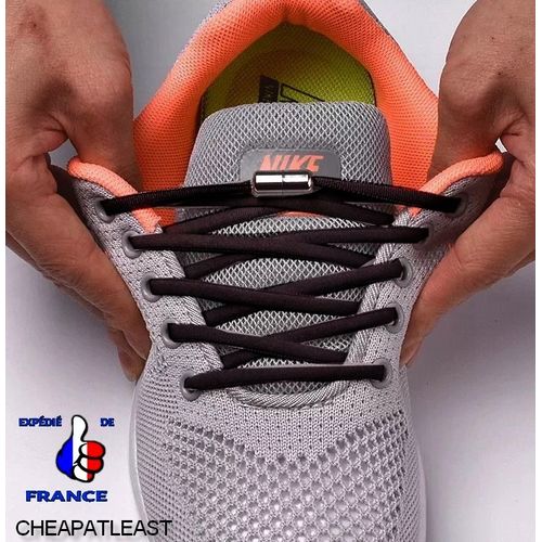 Fini Le Laçage, Plus De Noeud À Faire: Lacets Élastiques Permanents Noirs Pour Tout Type De Chaussures Basket Sneakers Tennis Ville Skate Shoes Etc