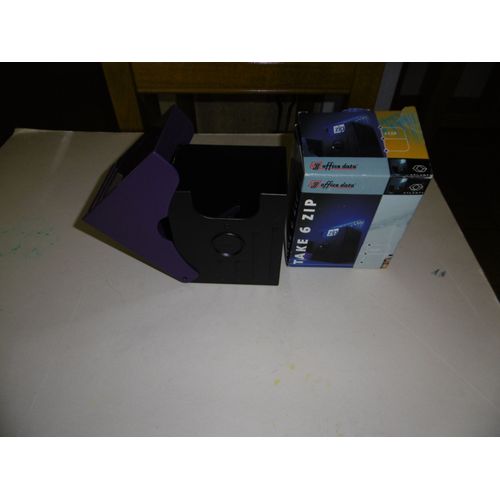 Boite De Rangement Pour 6 Zip Ou 8 Disquettes 3 1/2" Atlanta