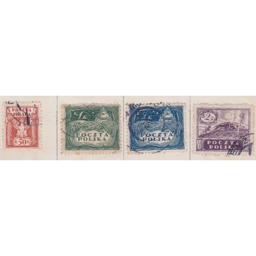 16 Timbres De Pologne . Poland Stamps