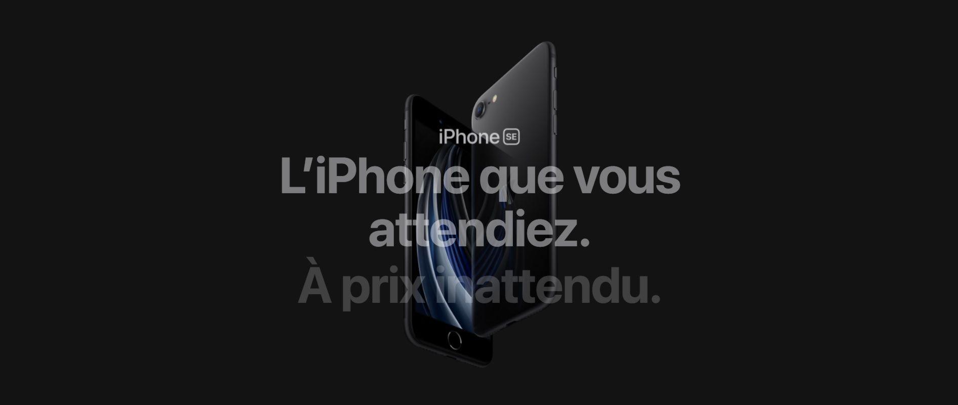 Apple iPhone SE (2020) Double SIM 128 Go Blanc image 1 | Rakuten