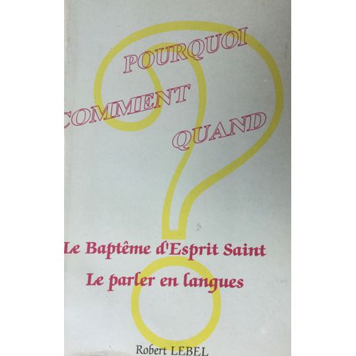 Le Baptême D¿Esprit Saint Le Parler En Langues