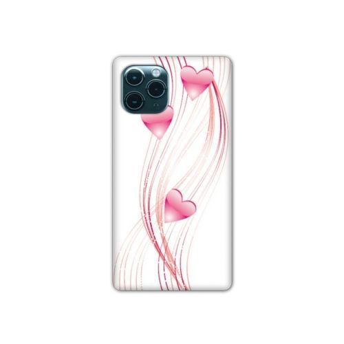 Coque Pour Iphone 11 Pro Max (6,5) Coeur Rose Montant