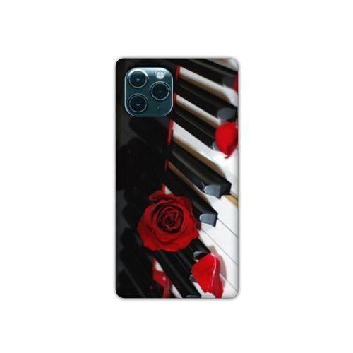 Coque Pour Iphone 11 Pro Max (6,5) Musique Rose Piano