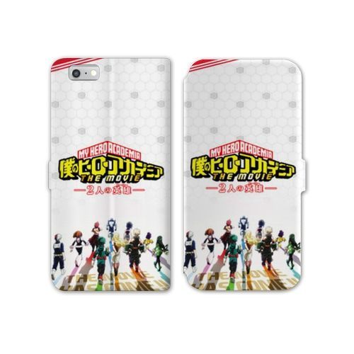 Housse Cuir Portefeuille Pour Iphone 7 / 8 / Se (2020 / 2022) Manga My Hero Academia Blanc