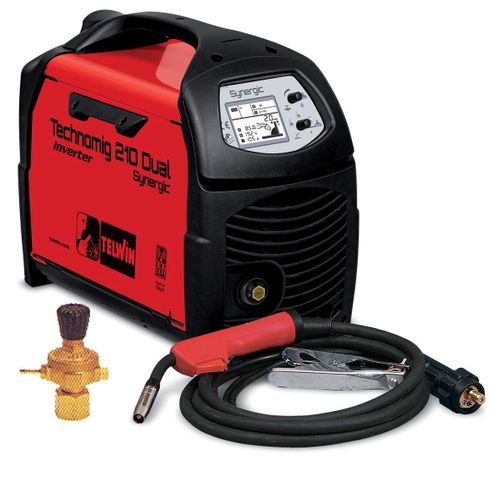 Poste ? souder inverter MIG-MAG-FLUX 200 A 1,2 mm Telwin TECHNOMIG210