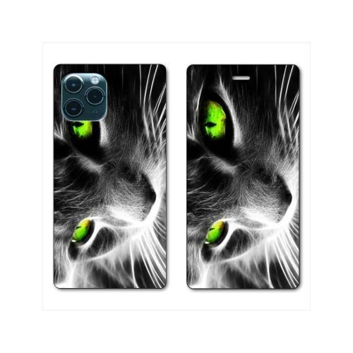 Housse Cuir Portefeuille Pour Samsung Galaxy S20 Ultra Chat Vert