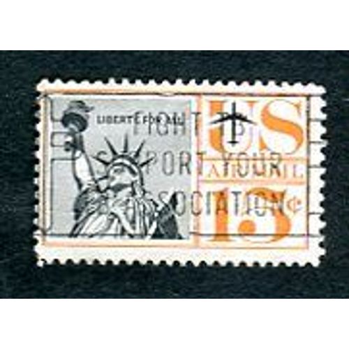 Timbre Oblitéré - " Statue Of Liberty " - 1961 - Etats-Unis D' Amérique
