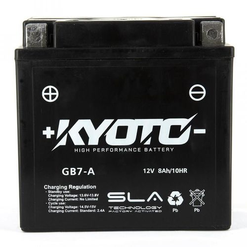 Batterie Kyoto Pour Moto Suzuki 125 Gn 1982 À 2003 Neuf