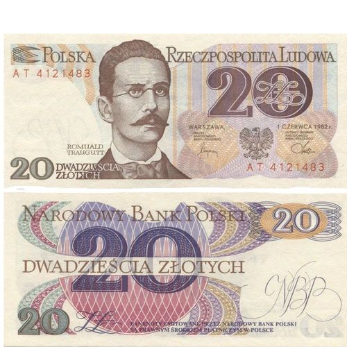 Billet Pologne 20 Zloty