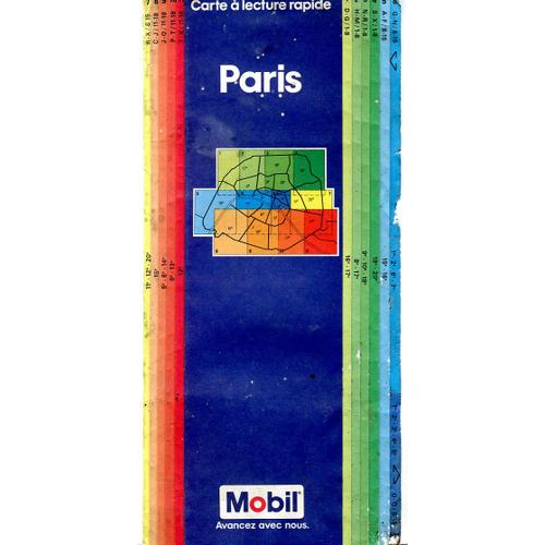 Carte Routière - Mobil - Paris