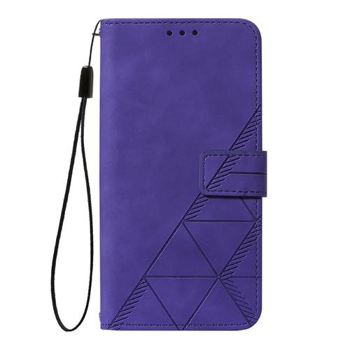 Étui Pour Samsung Galaxy S10e Titulaire De La Carte De Crédit Cuir Pu Portefeuille Couverture Livre De Protection Flip Folio - Violet