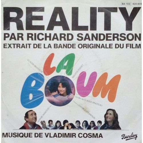 " Reality " Par Richard Sanderson + Gotta Get A Move On Extrait De La Bande Originale Du Film "La Boum" Avec Sophie Marceau, Brigitte Fossey, Claude Brasseur .. - Musique De Vladimir Cosma