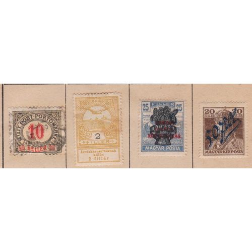 14 Timbres De Hongrie . Argentine Etats Unis Et Divers . Hungary . Argentina . United States And Various Stamps