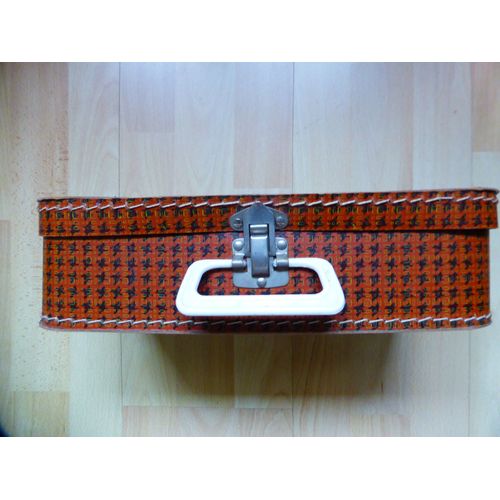 Petite Valise Ancienne (Années 50) Jouet D 'enfant Vintage Pour Poupée Couture Dinette ...