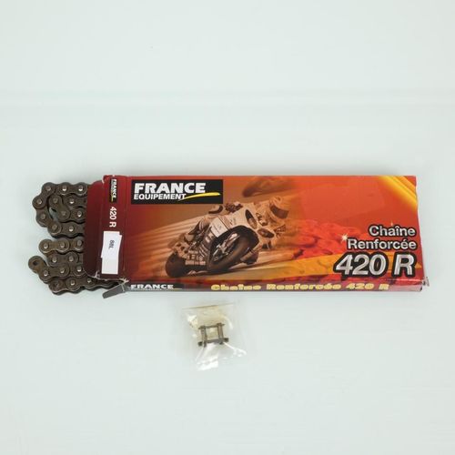 Chaîne De Transmission France Equipement Pour Moto 88 Maillons Pas 420 Neuf