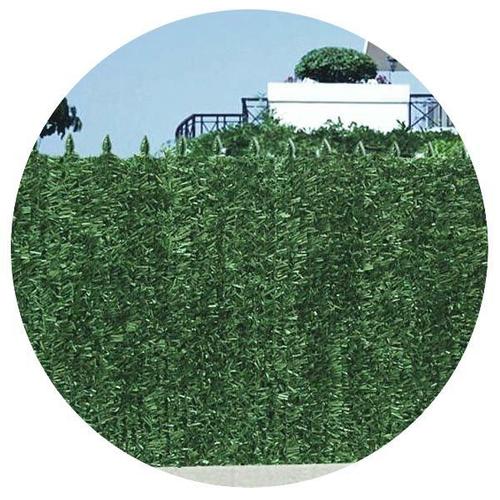 Haie Artificielle 126 Brins Vert Sapin En Rouleau Ultra 1 X 3 M (Lot De 10)