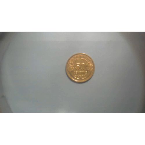 50 Centimes Morlon 1933, 9 Ouvert