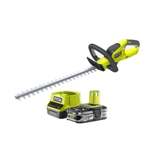 Pack RYOBI Taille-haies 18V One+ OHT1845 - 1 Batterie 2.5Ah - 1 Chargeur rapide RC18120-125