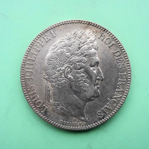 Pièce 5 Francs Argent Louis Philippe 1834 W Ttb +