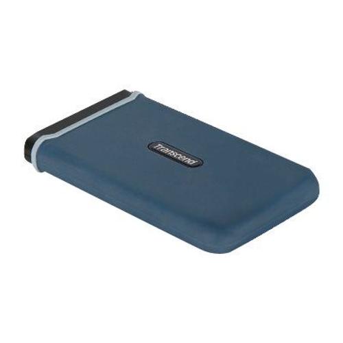 Transcend ESD350C - SSD - 480 Go - externe (portable) - M.2 - USB 3.1 Gen 2 - bleu marine