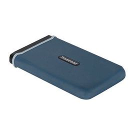 Transcend ESD350C - SSD - 480 Go - externe (portable) - M.2 - USB 3.1 Gen 2 - bleu marine