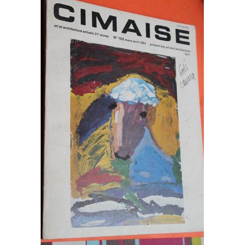 Cimaise N° 169 Art Et Architecture Actuels Mars-Avril 1984