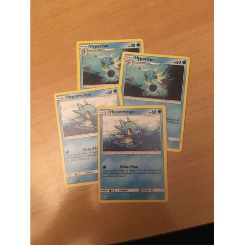 (1962) 2x Hypotrempe + 2x Hypocéan (Pokemon)