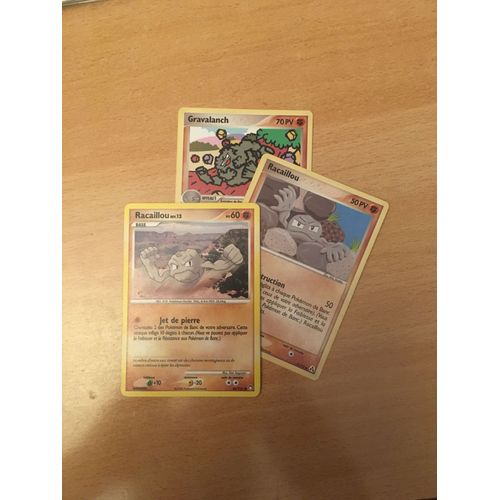 (1929) 2x Racaillou + Gravalanch (Pokemon)