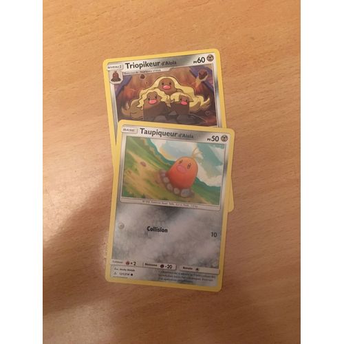 (1932) Triopikeur D'alola + Taupiqueur D'alola (Pokemon)