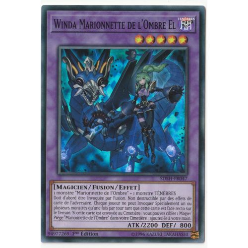 Yugioh! Winda Marionnette De L'ombre El ( Sdsh-Fr047 )
