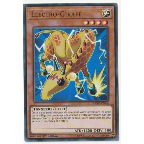 Yugioh! Électro-Girafe (Duov-Fr064)