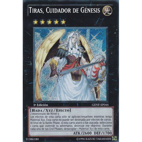 Carte Yu-Gi-Oh - Tiras Cuidador De Genesis ( Tiras Gardien De La Genese ) - Ultra Rare - Genf-Sp044 - Version Espagnole -