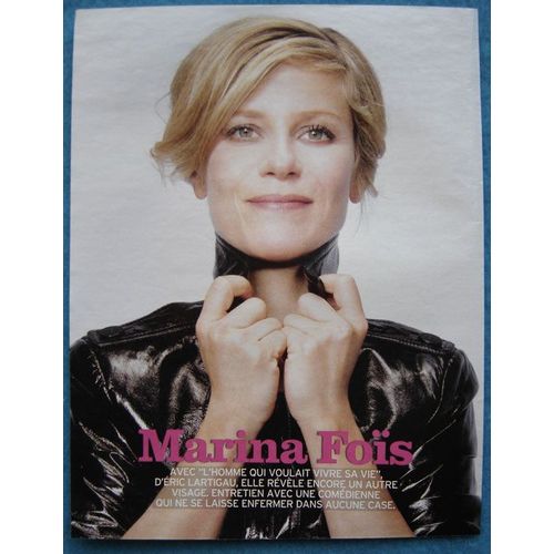 Femina N°447, Coupure De Presse: Marina Foïs, Film - L'homme Qui Voulait Vivre Sa Vie -