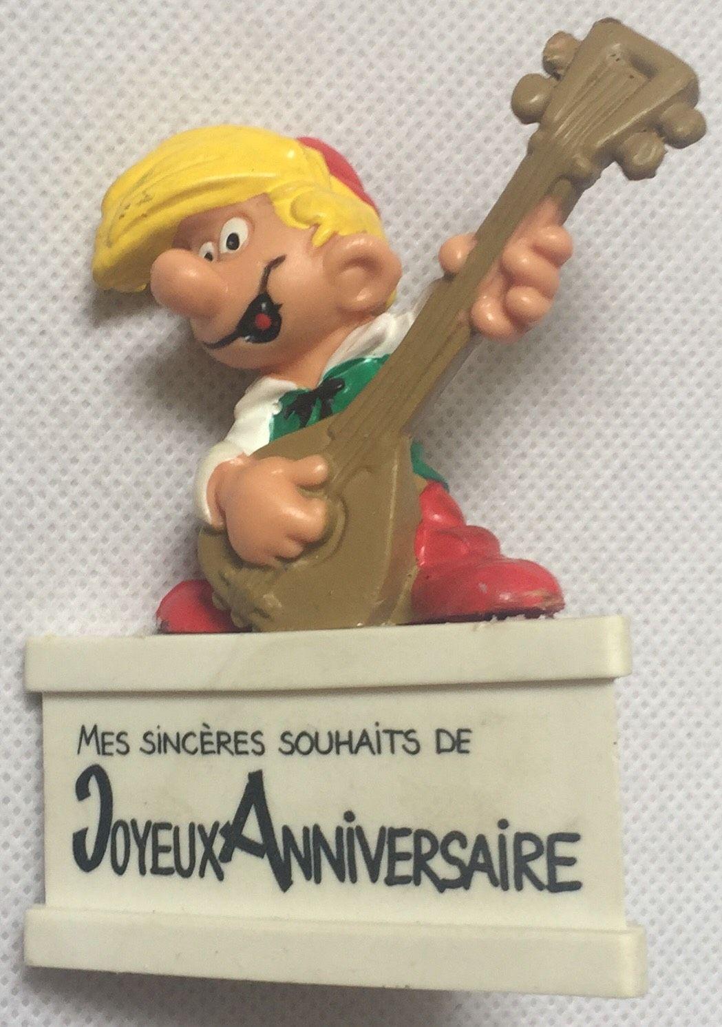 Figurine Johan Et Pirlouit Mes Sinceres Souhaits De Joyeux Anniversaire Schtroumpf Smurfs Peyo Bande Dessinee Rakuten