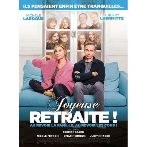 Joyeuse Retraite - Véritable Affiche De Cinéma Pliée - Format 40x60 Cm - De Fabrice Bracq Avec Michèle Laroque, Thierry Lhermitte, Nicole Ferroni - 2019