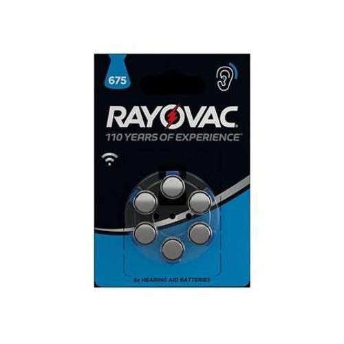 Pile bouton zinc air rayovac 1.45 v 630 mah 4600.745.416 (6 pcs/bl)